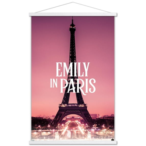 Emily In Paris - Eiffel Tower Wall Poster with Magnetic Frame, 22.375" x 34"