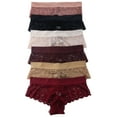 thumbnail image 1 of Emily Johnson Women 12 pack of Lace Boyshort Size M (P972N), 1 of 3