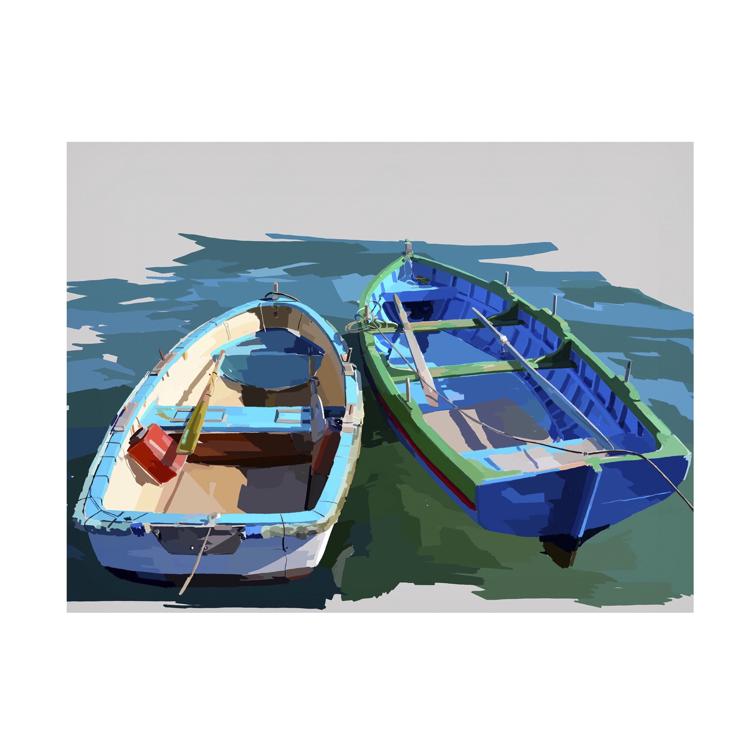 Emily Kalina 'Bold Boats III' Canvas Art