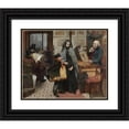 thumbnail image 1 of Emily Mary Osborn 18x15 Black Ornate Wood Framed Double Matted Museum Art Print Titled - Nameless and Friendless, the Rich Man's Wealth is His Strong City, 1 of 5