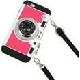 thumbnail image 1 of Emily in Paris Phone Case for iPhone 7/8 Case 3D Vintage Camera Soft Silicone iPhone Case with Lanyard Long Removable Shockproof Protective Case Cover for Men Women Boys Girls, Black, 1 of 1