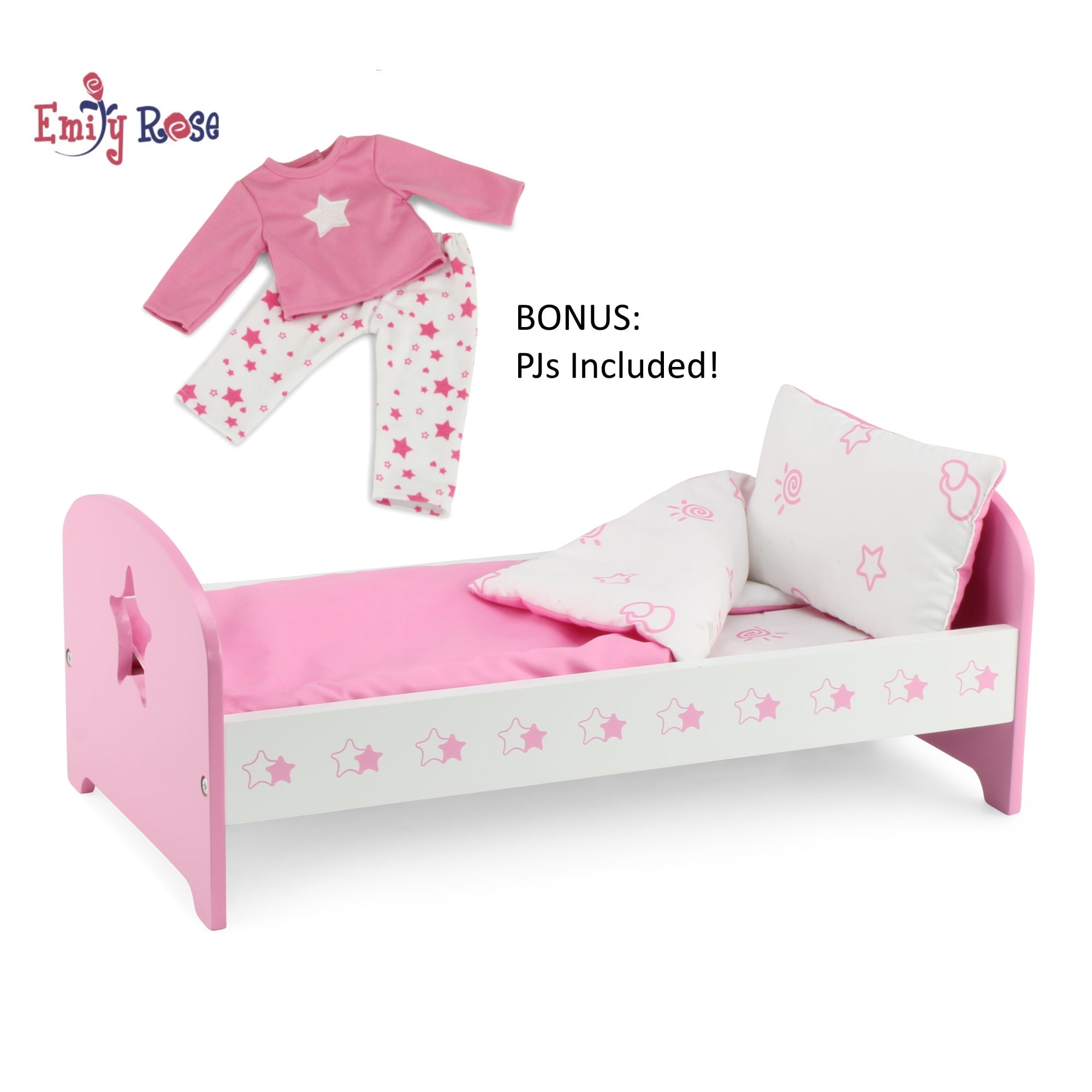 14 inch doll store bed