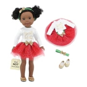 Emily Rose 14" Fashion Doll Holiday Tutu Accessory Set, 5 Piece, Compatible with Wellie Wishers Dolls