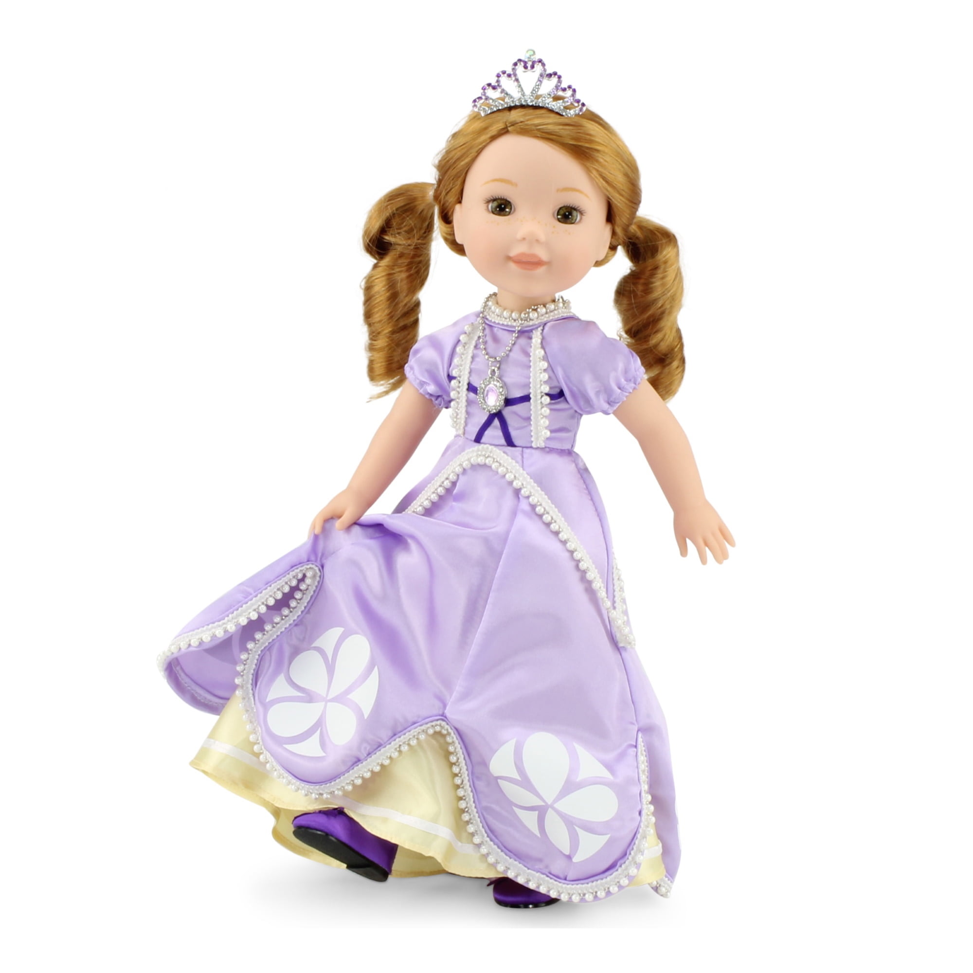 Emily Rose 14 Inch Doll Clothes and Accessories 4Piece Princess Doll