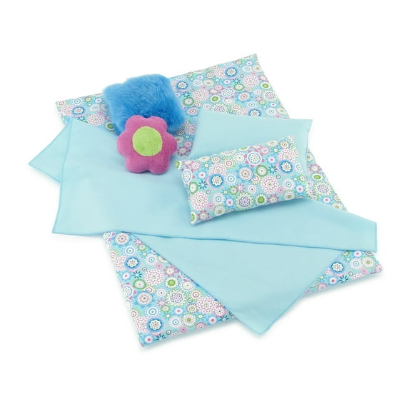 Emily Rose 18 Inch Doll Bedding Set - Groovy 6 Piece Gift Set