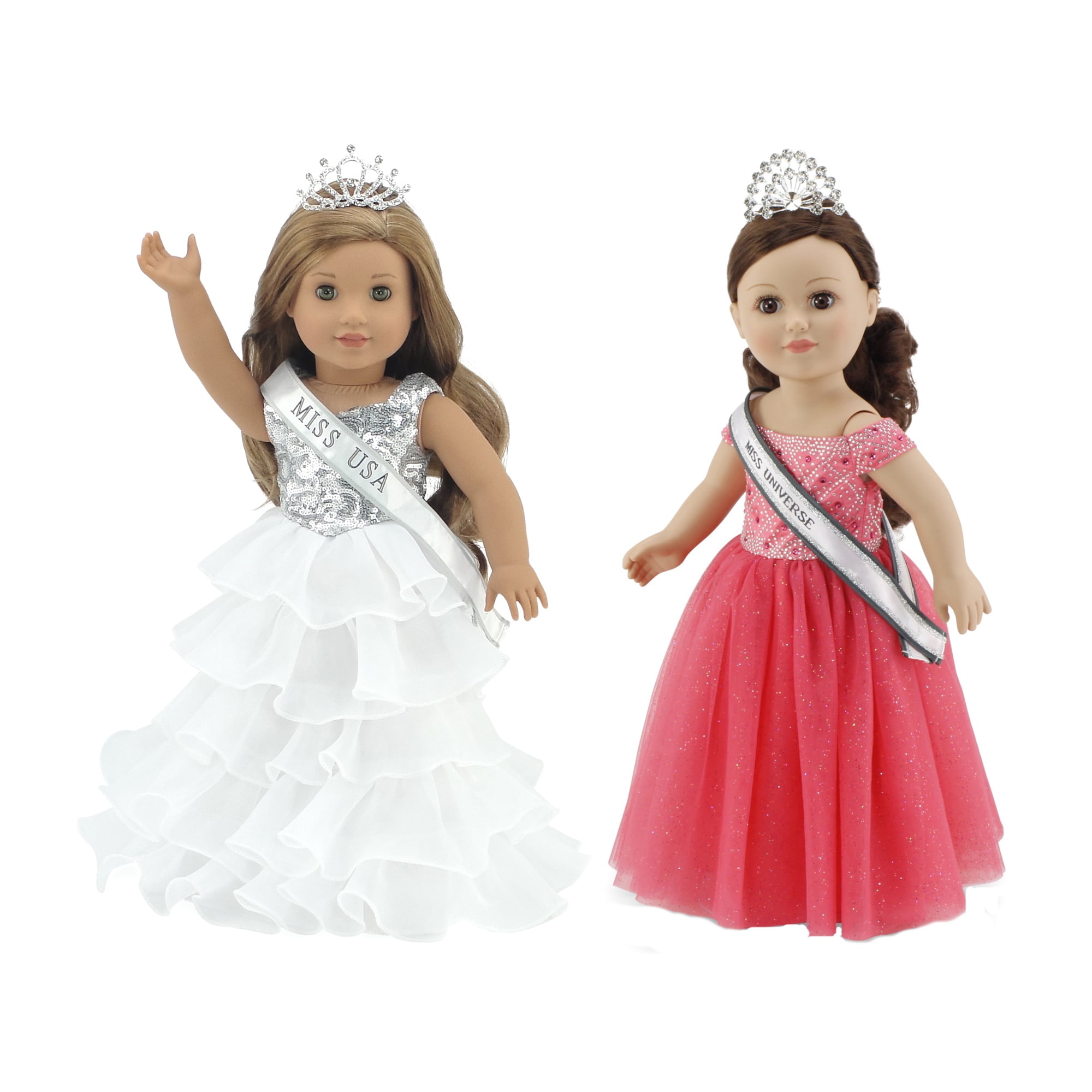 14 Inch Doll Clothes Emily Rose 14-inch Doll Princess Halloween Costume Bundle 10-Piece Set With Crown, Necklaces & Shoes American Girl Halloween Costume 14 Inch Doll Clothes Emily Rose 14-inch Doll Princess Halloween Costume Bundle 10-Piece Set With Crown, Necklaces & Shoes American Girl Halloween Costume