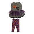 thumbnail image 1 of Emily Rose Girl's Applique Halloween Tutu Tunic & Legging Set (Pumpkin Applique, 8), 1 of 1
