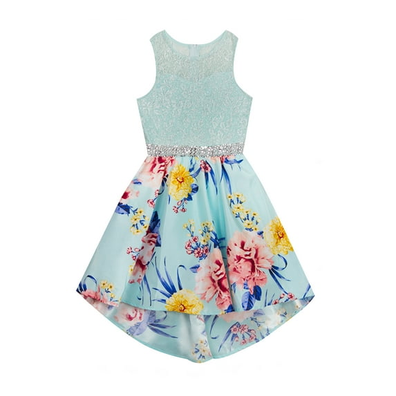 Emily Rose Girls 7-16 Halter Neck Floral Print Dress