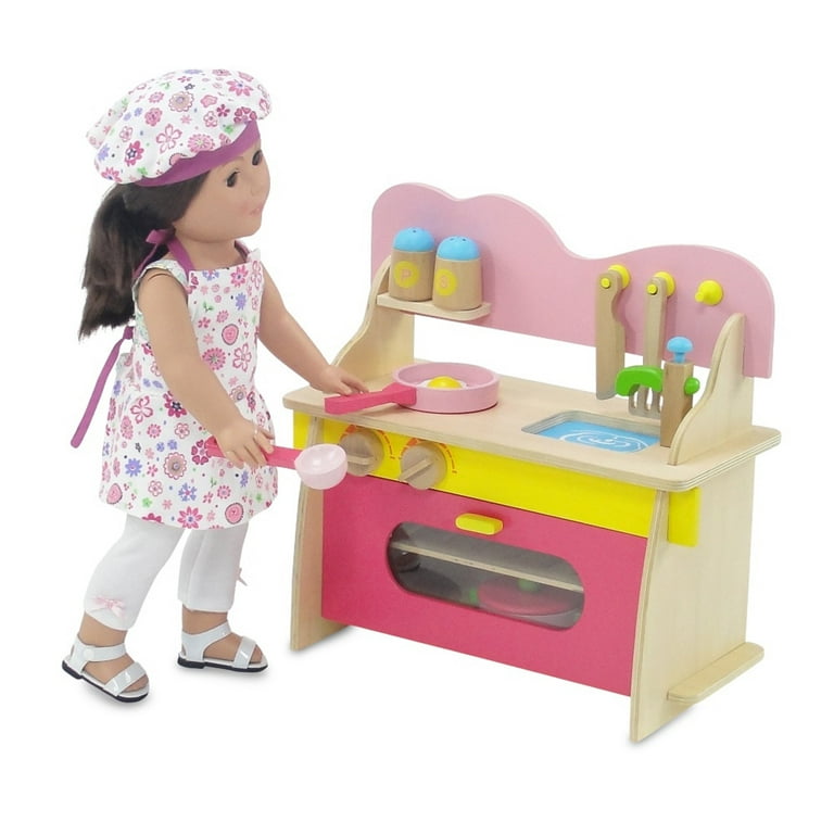 Mini Play Kitchen Toys for Girls 3-6 Years Mini Oven Playset Pretend Food  Cooking Pink Kitchen Toys for Toddlers Sounds and Light Stove (Mini Size –  Barbie doll Size) – The Market Depot