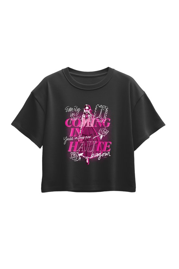 - Coming in Haute Short Sleeve Boxy Graphic T-Shirt