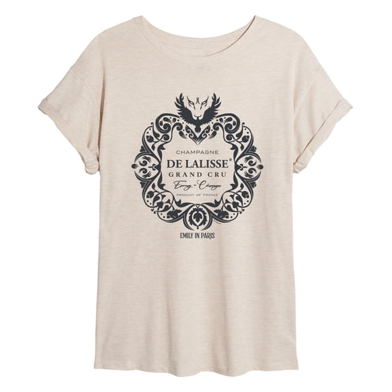 Emily in Paris - De Lalisse Grand Cru - Juniors Oversized Graphic T-Shirt