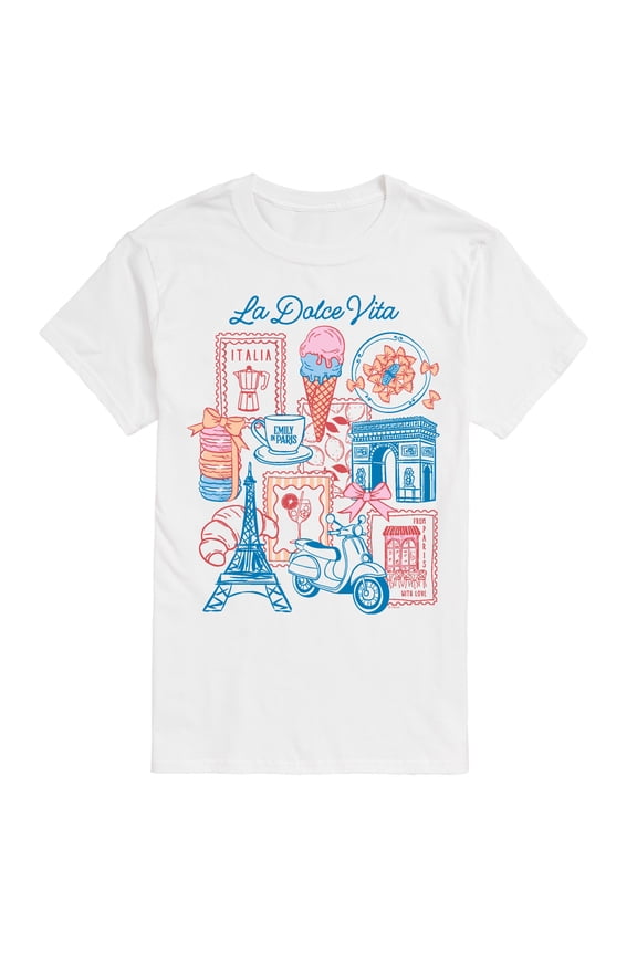 - Emily In Paris Collage - Men's Short Sleeve Graphic T-Shirt