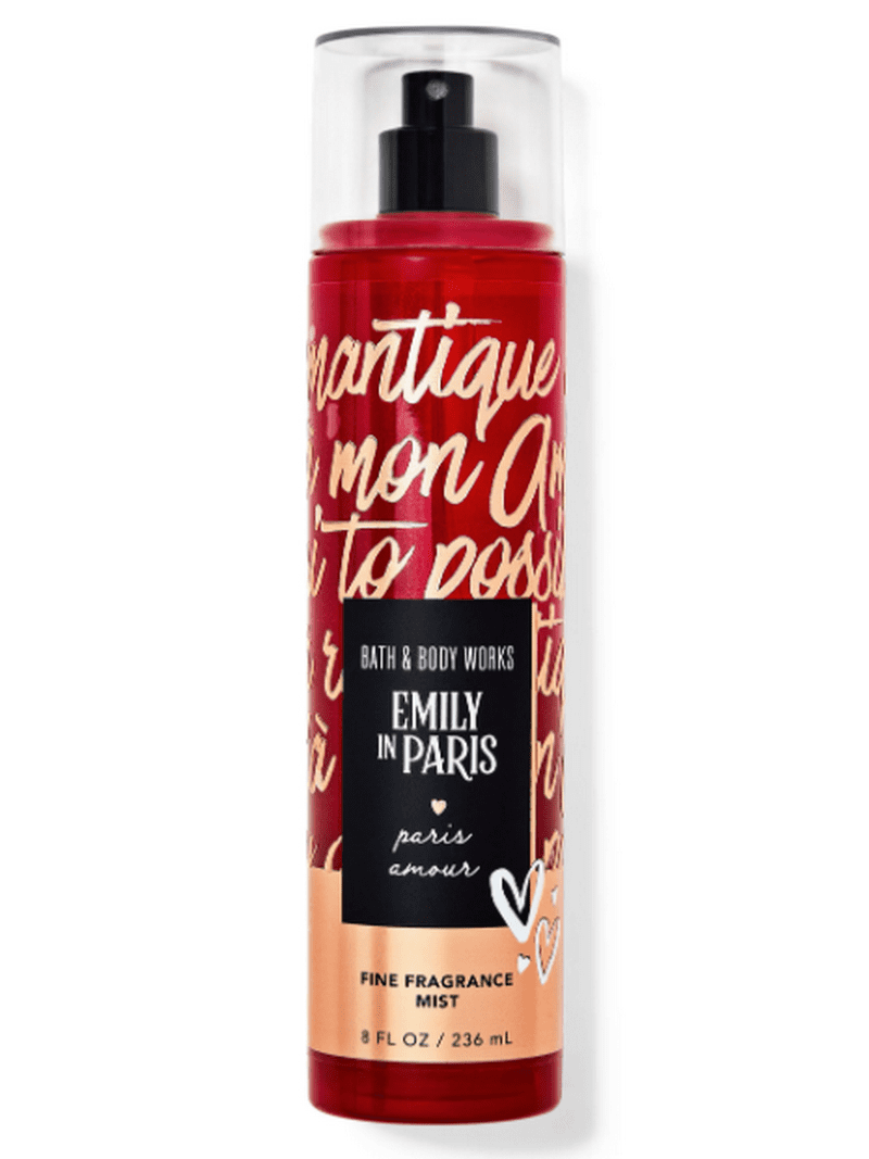 Bath&bodyworks ボディーミスト　エミリーインパリス Bath & Body Works Emily in Paris Amour Fragrance Mist, 8oz, French