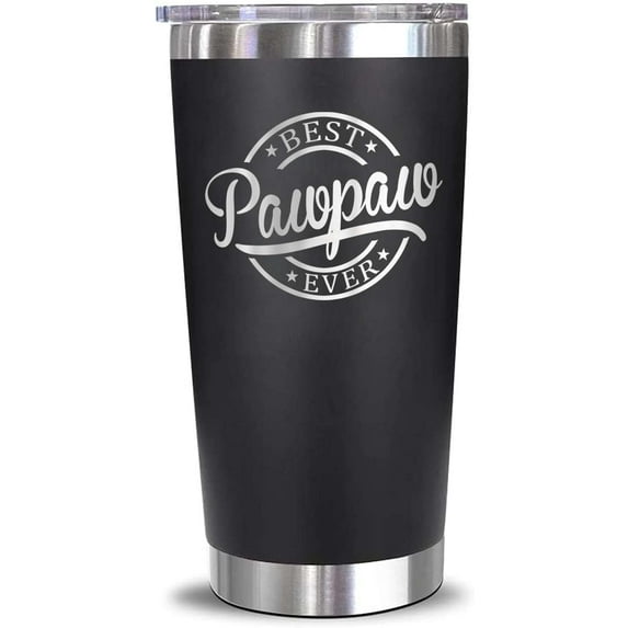 Emily's Best Pawpaw Ever Tumbler - Father's Day & Birthday Gift - Grandpa's New Pawpaw Gift