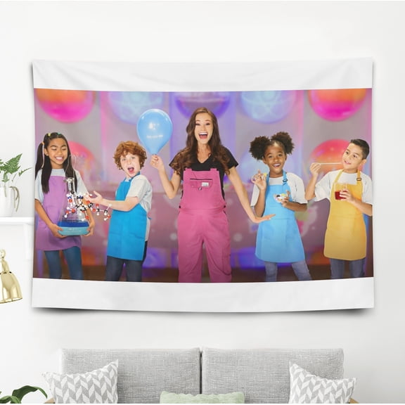 Emily's Wonder Lab Tapestry Poster Wall Hanging Art Decor for Living Room Bedroom Dorm Birthday Gift for Kids 60 x 40 inch