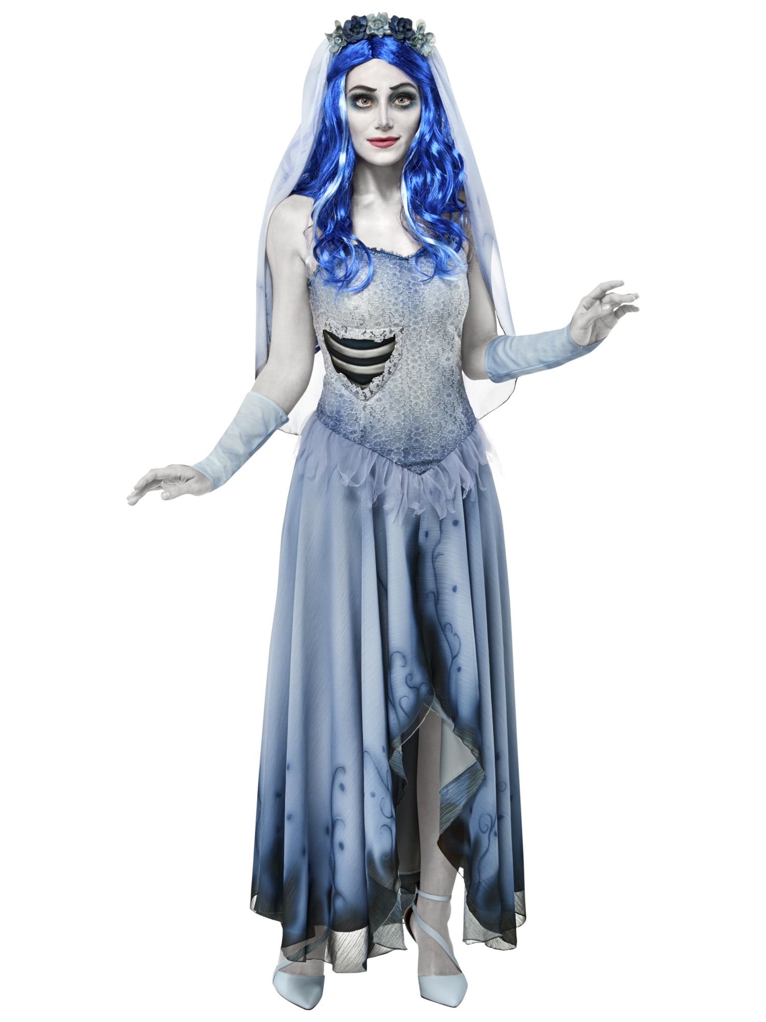 Womens Zombie Corpse Bride Adult Costume Female Halloween Womens Zombie Corpse Bride Adult Costume Female Halloween