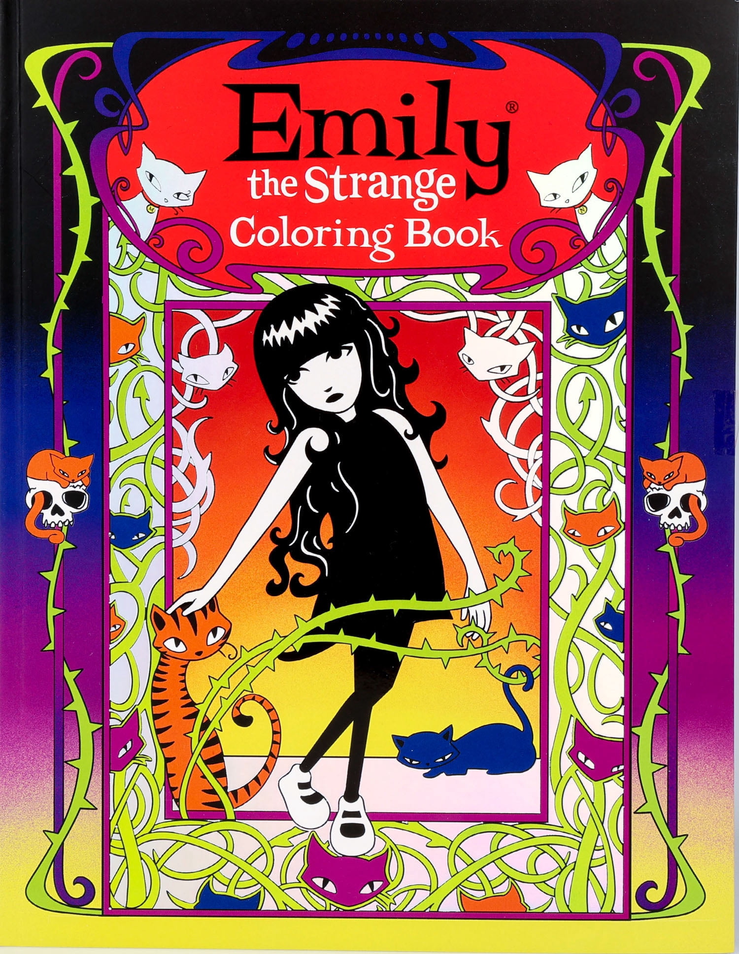 Emily the Strange Coloring Book, 80 pages (Paperback) - Walmart.com