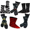 thumbnail image 1 of Emily the Strange Halloween Crew Socks - 6 Pack for Kids & Women Size 9-11 Novelty Socks, 1 of 7
