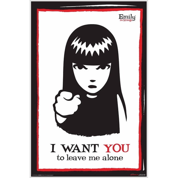 Emily the Strange Strange Laminated Poster - 24.5" x 36.5"