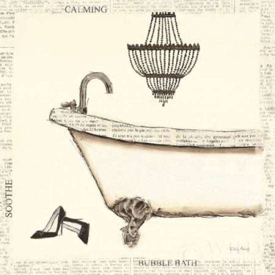 Emilys Boudoir I - Bath Canvas Art - Emily Adams (24 x 24)