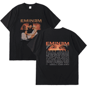 Eminem Anger Management Tour Hoodie Vintage Harajuku Funny Rick Streetwear Men Women Fashion Short Sleeve T-shirt