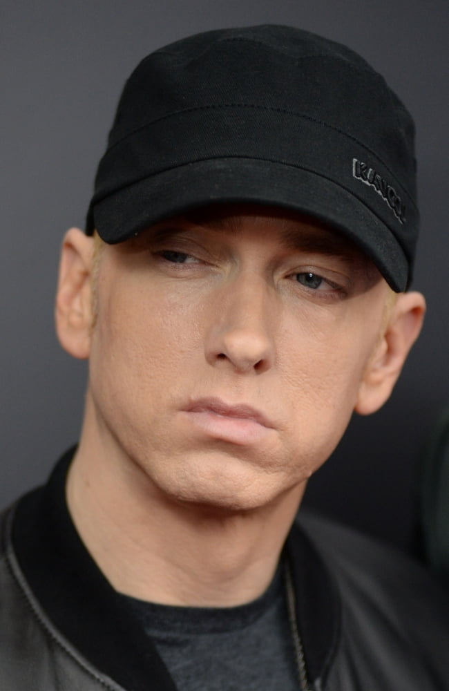 Eminem At Arrivals For Southpaw Premiere Canvas Art - (16 x 20)