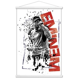 Eminem posters,8 mile poster,Hip Hop rapper Singer Eminem poster kraft  paper decorative wall sticker