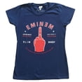 thumbnail image 1 of Eminem Ladies T-Shirt: Detroit Finger (Large), 1 of 2