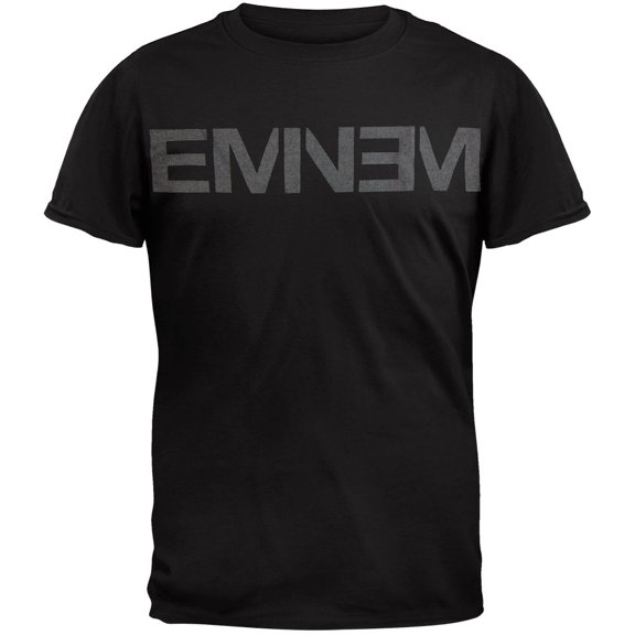 Eminem Men's New Logo Black T-shirt XX-Large Black
