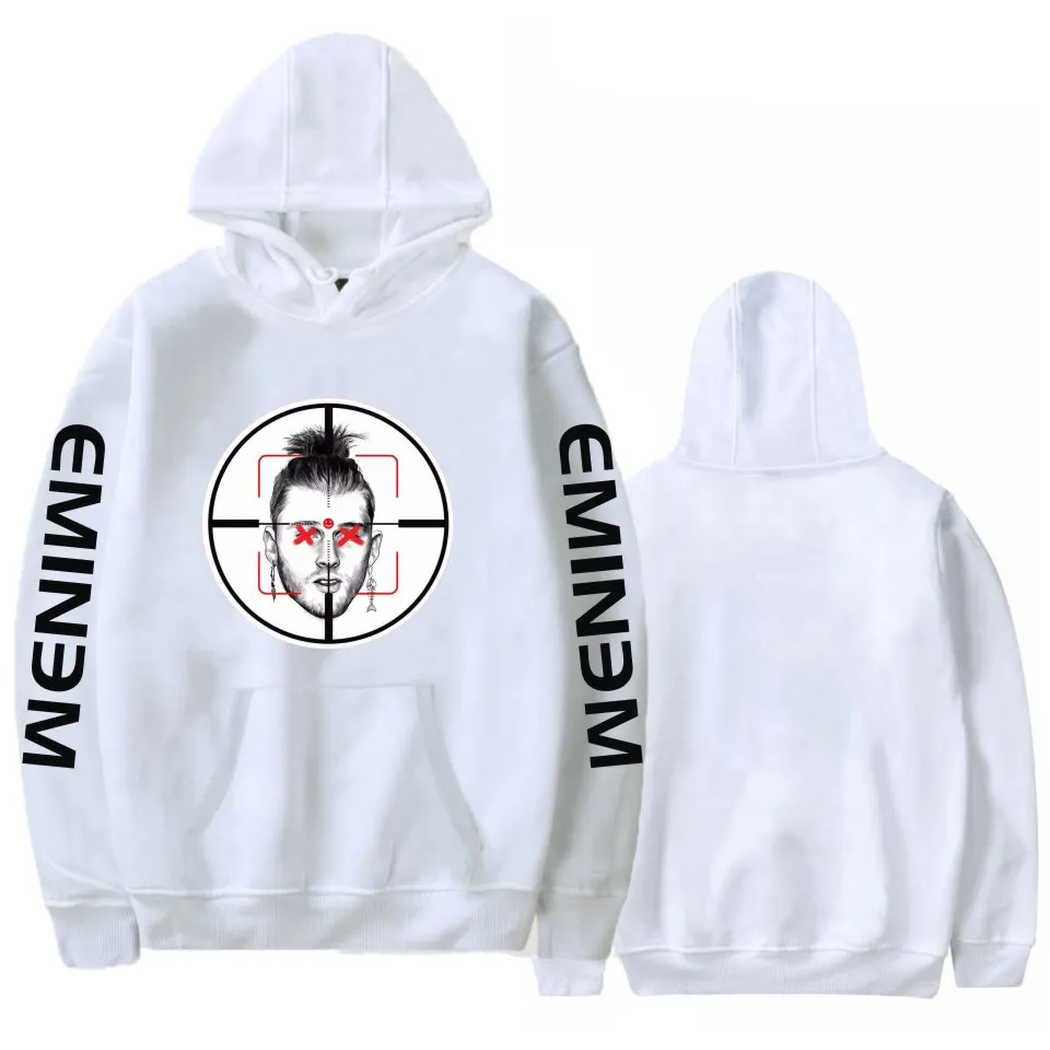 Eminem Metralhadora Kelly Diss Faixa Killshot Hoodie Sweatshirt Printed Logo New Women Men Pullovers Walmart