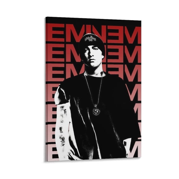 Eminem Movie Poster (4) Home Decor Poster Wall Art Hanging Picture Print Bedroom Decorative Painting Posters Room Aesthetic 12x18inch(30x45cm)