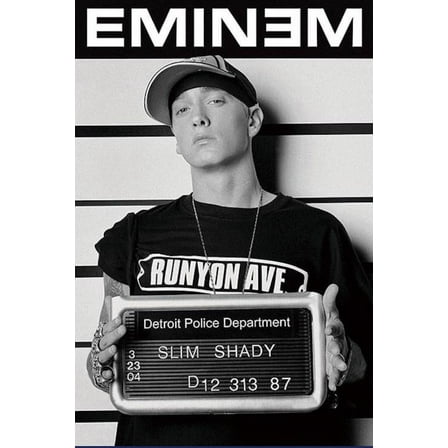 Eminem (Mugshot) Poster Frameless Gift 16x24inch (40x60cm)