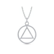 AFFY Eminem Raper Singer Hip Hop Simple Charm Pendant Sterling Silver Statement Necklace Unisex
