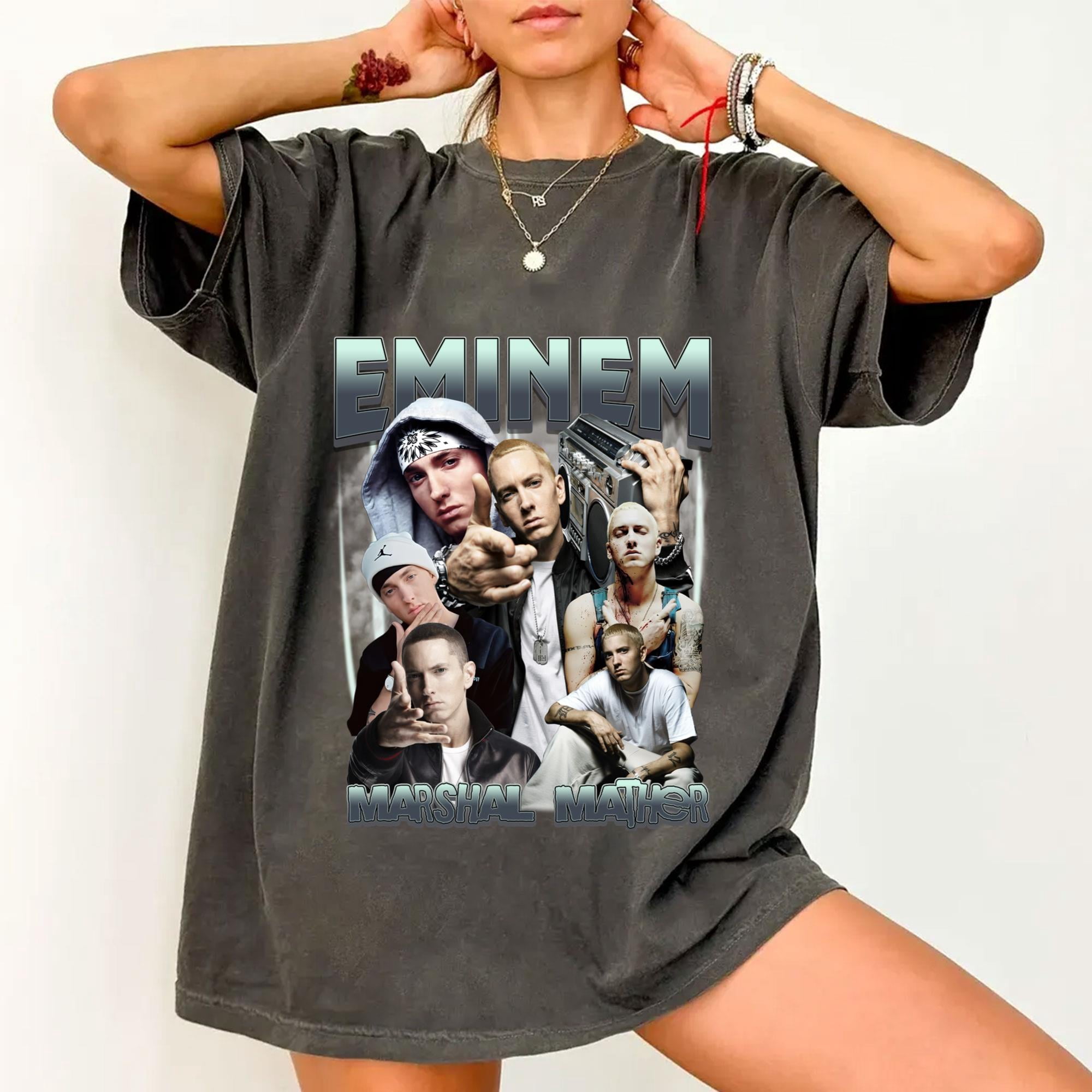Eminem Slim Shady Retro T Shirt, Vintage Bootleg Detroit 8 Mile 