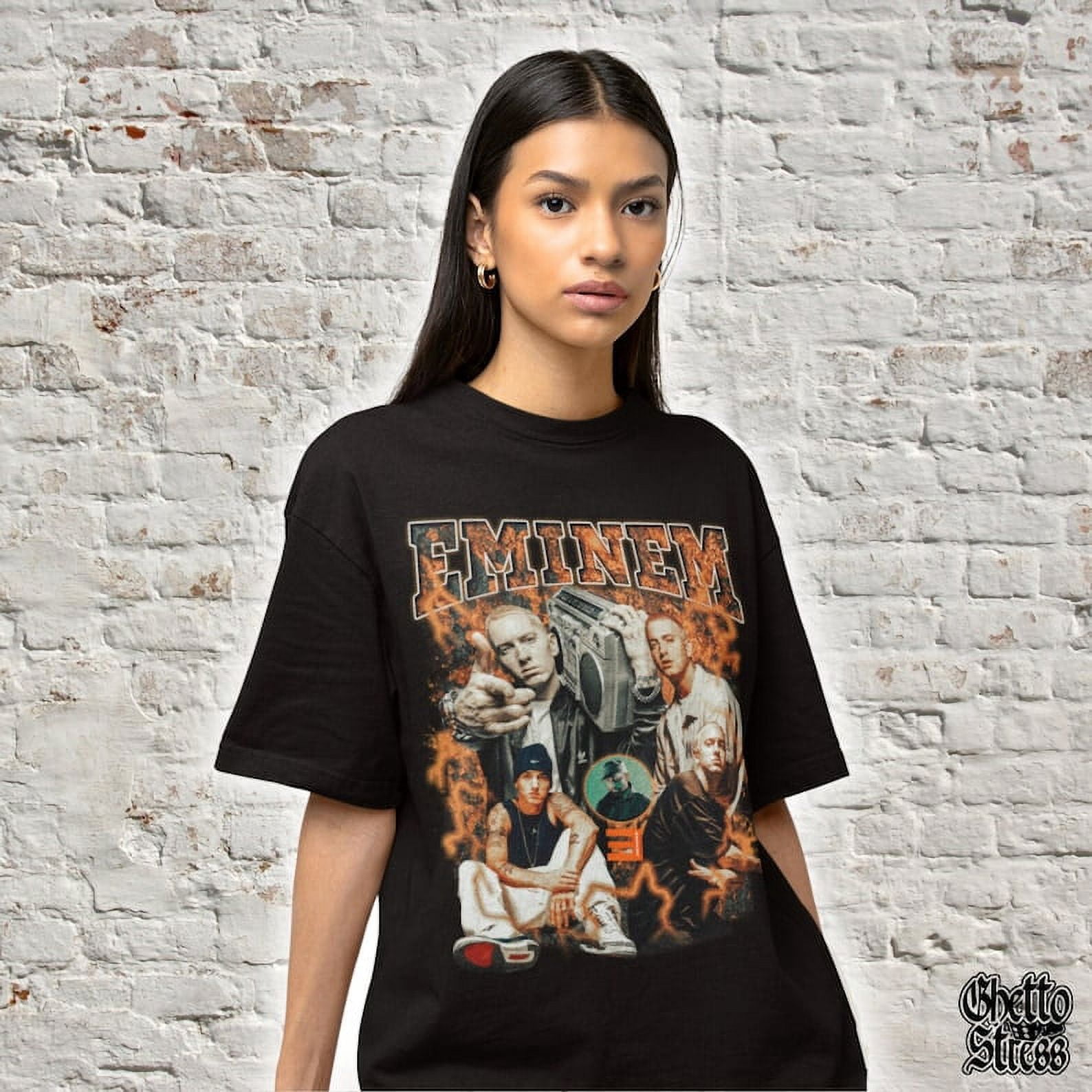 Eminem Slim Shady Retro T Shirt, Vintage Bootleg Detroit 8 Mile 