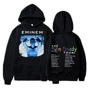 Eminem Slim Shady Tour Double Sided Merch Hoodies New Logo Women/Men Winter Hooded Sweatshirt LongSleeve