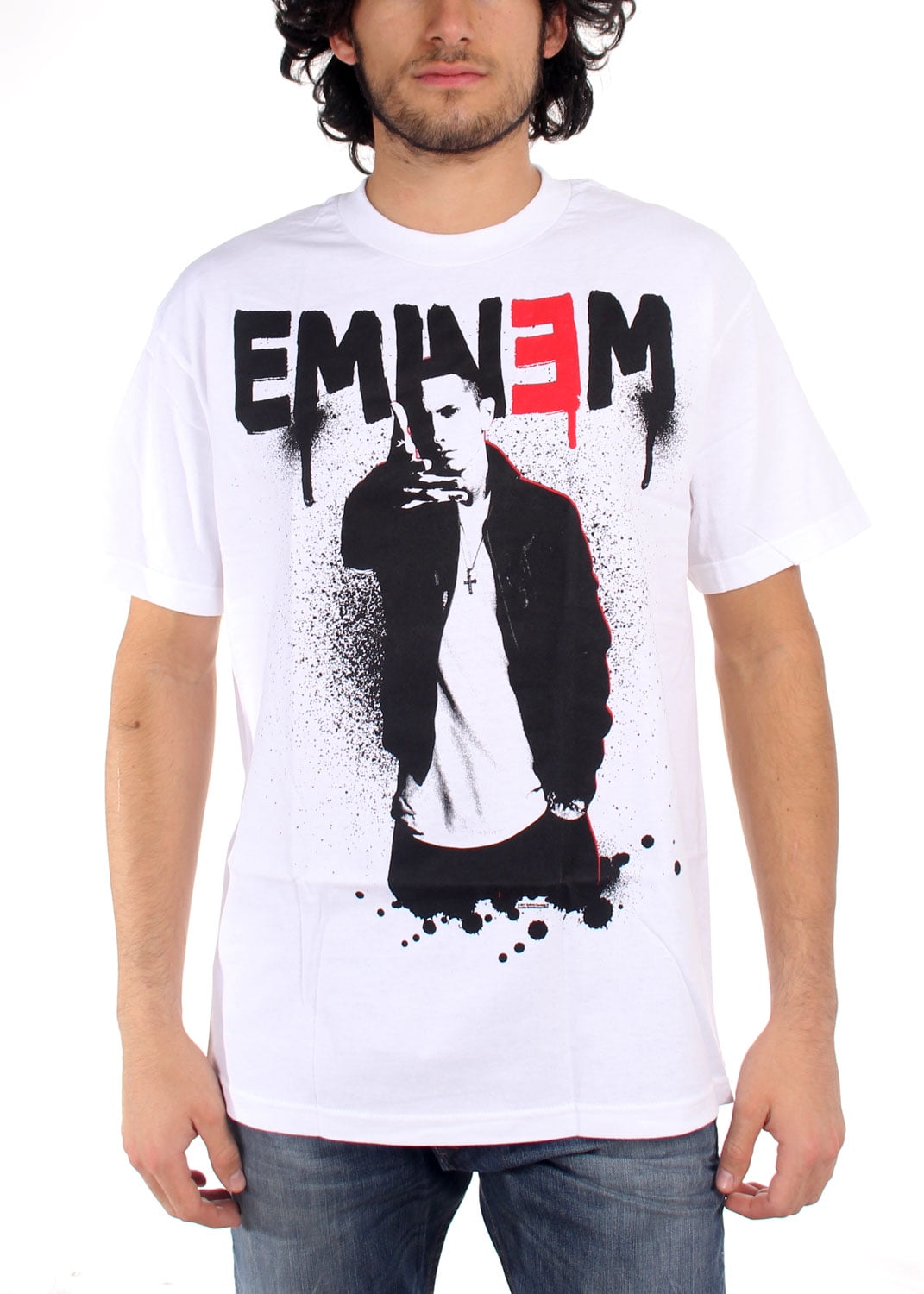 Eminem Sprayed Up Mens T Shirt In White Walmart