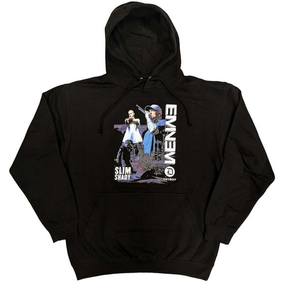 Eminem Unisex Pullover Hoodie Sweatshirt Detroit (XX-Large)