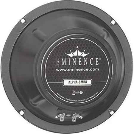 Eminence American Standard Alpha-8MRA 8" Midrange Pro Audio Speaker, 125 Watts at 8 Ohms