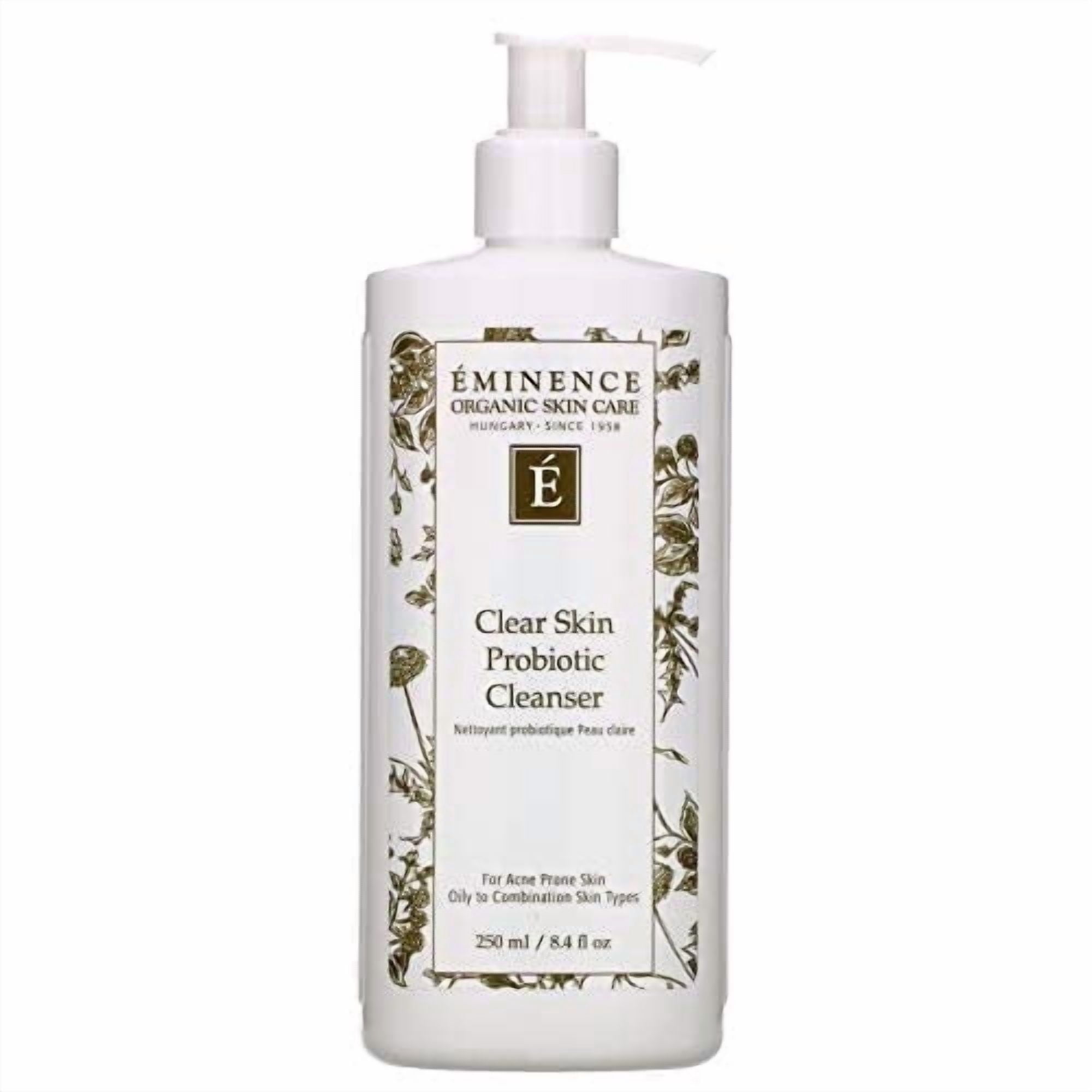 Eminence Organic Skin Care Clear Skin Probiotic Cleanser Cream, 8.4 oz