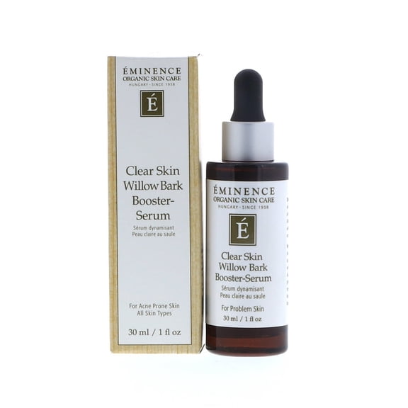 Eminence Organic Skin Care Clear Skin Willow Bark Booster Serum, 1 oz