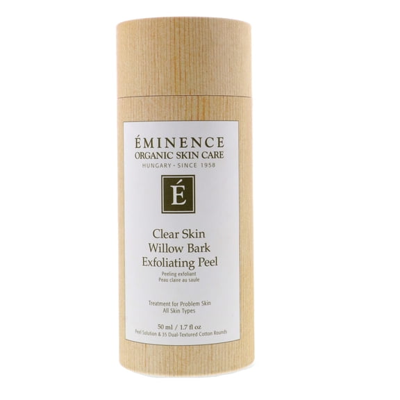 Eminence Organic Skin Care Clear Skin Willow Bark Exfoliating Peel, 1.7 oz