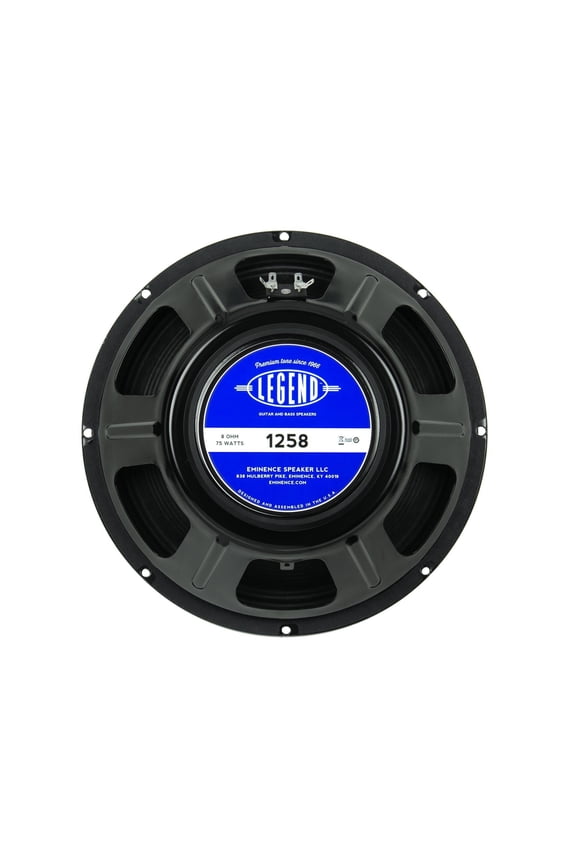 Eminence Legend 1258 50 Watts at 8 Ohms 12" Guitar Speaker