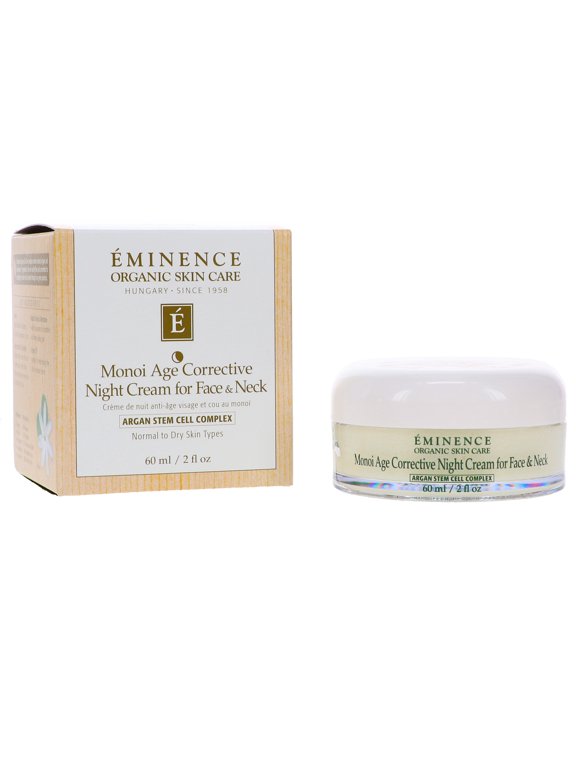 Eminence Monoi Age Corrective Night Cream for Face and Neck - 2 oz