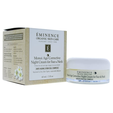 Eminence Monoi Age Corrective Night Cream for Face and Neck - 2 oz