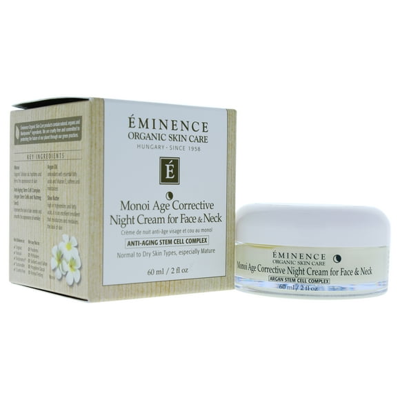 Eminence Monoi Age Corrective Night Cream for Face and Neck - 2 oz