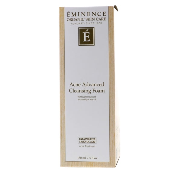 Eminence Organic Skincare 2114/EM Acne advanced cleansing foam 5 oz / 150 ml, 5.0 Ounce