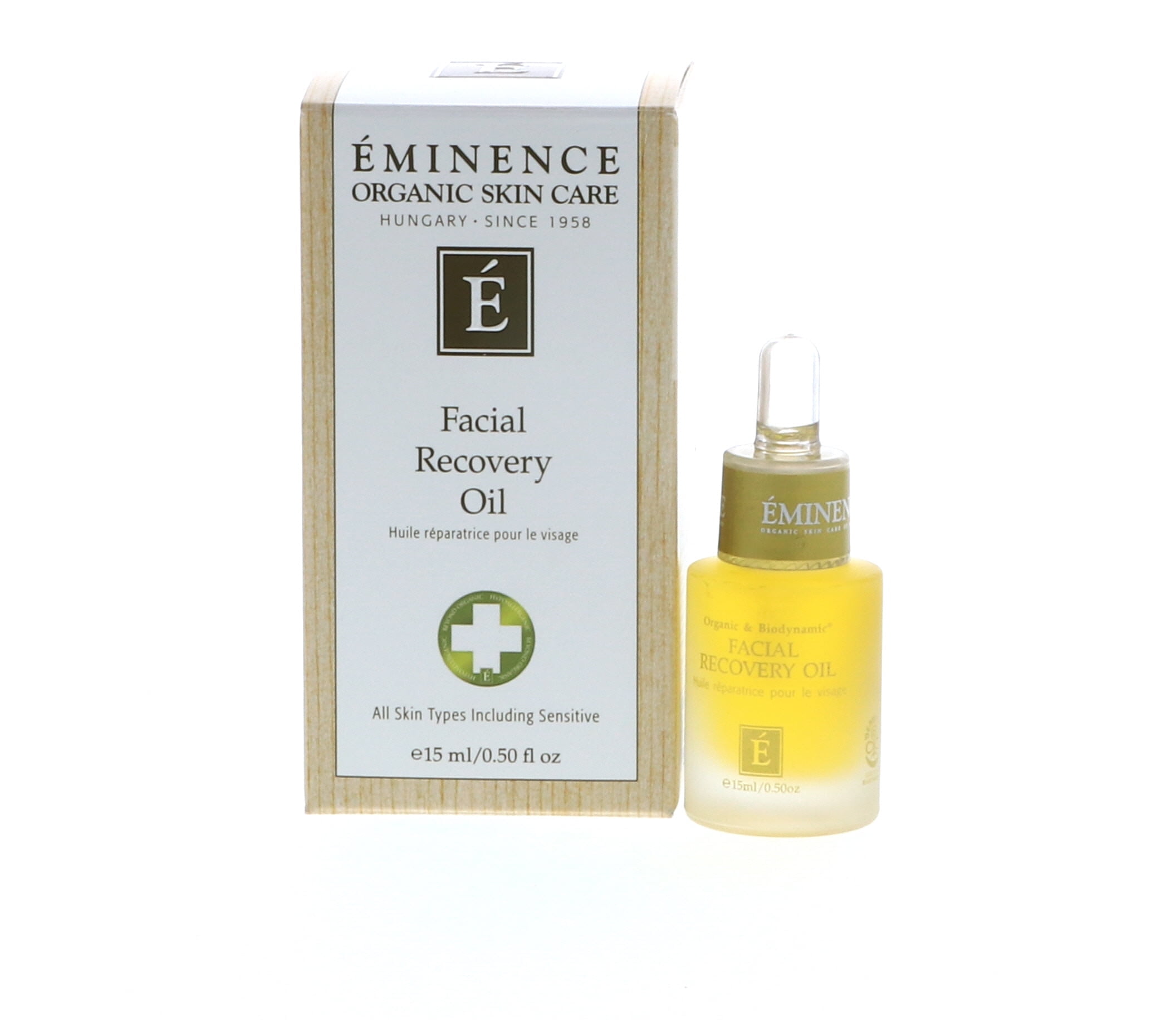 Eminence Organic Skincare Facial Recovery Oil, 0.5 Ounce