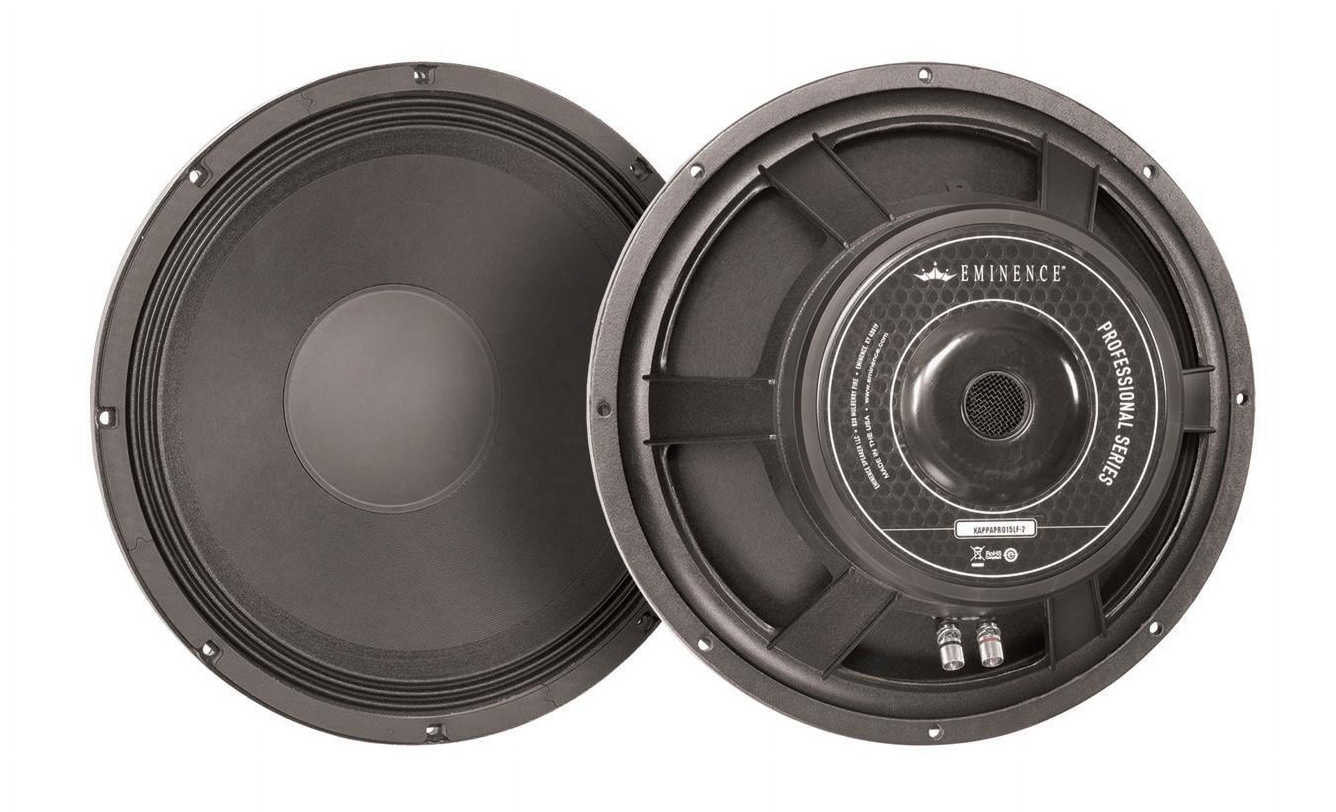 Eminence Professional Series Kappa Pro 15LF2 15" Pro Audio Speaker with Extended Bass, 600 Watts at 8 Ohms, Black - image 1 of 3