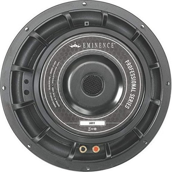 Eminence Professional Series LAB12 12" Pro Audio Speaker, 400 Watts at 6 Ohms, Black